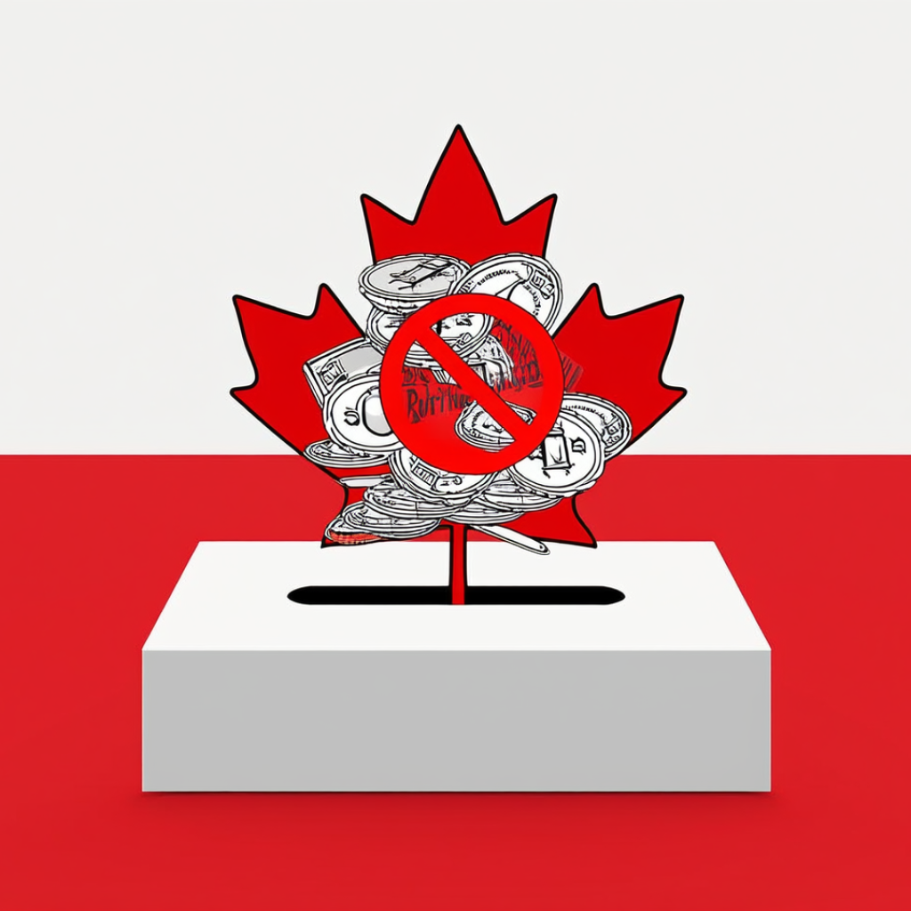 Canadá Avança para Banir Doações em Criptomoedas nas Eleições, Seguindo o Reino Unido